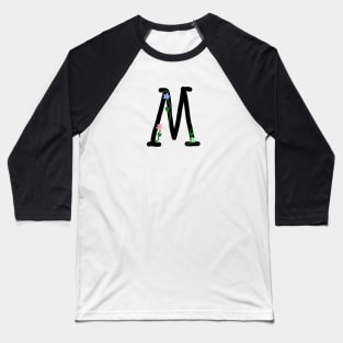 "M" Initial Baseball T-Shirt